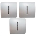 کلید تک پل صنایع آسیا الکتریک مدل NGH-SLV بسته 3 عددی