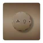 کلید دیمر صنایع آسیا الکتریک مدل کریستال BEI-GLD