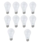 لامپ ال ای دی 10 وات بروکس مدل 5322-A60 پایه E27 بسته 10 عددی - Image 4