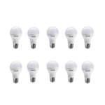 لامپ ال ای دی 10 وات دلتا مدل کلاسیک پایه E27 بسته 10 عددی
