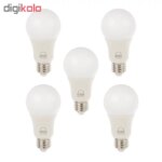 بسته 5 عددی لامپ ال ای دی 10 وات بروکس مدل 5322-A60 پایه E27 - Image 5