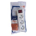 10 کارتن 60 عددی رابط سه خانه برق آفتاب -کابل 1.5 متر - Image 9