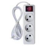 10 کارتن 60 عددی رابط سه خانه برق آفتاب -کابل 1.5 متر - Image 7