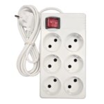 چند راهی برق آفتاب مدل شش خانه کد 1.5m