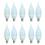 لامپ ال ای دی 7 وات دانا مدل شمعی پایه E14 بسته 10 عددی