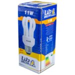 لامپ کم مصرف 11 وات دلتا مدل اتحاد پایه E14 بسته 10 عددی - Image 3