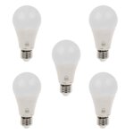 لامپ ال ای دی 10 وات بروکس مدل A60 پایه E27 مجموعه 5 عددی
