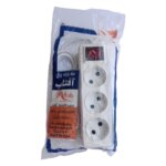 10 کارتن 60 عددی رابط سه خانه برق آفتاب -کابل 1.5 متر - Image 14