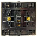 کلید دو پل صنایع آسیا الکتریک مدل کریستال WHI-SLV بسته 10عددی - Image 3