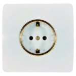 پریز برق ارت دار صنایع آسیا الکتریک مدل SFD-GD