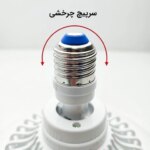 لامپ ال ای دی 22 وات پی ان جی مدل پنکه ای پایه E27 - Image 4