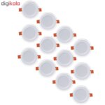 پنل ال ای دی 9 وات پارس شعاع توس مدل PT-GLARIS9 بسته 12عددی - Image 3
