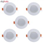 پنل ال ای دی 7 وات پارس شعاع توس مدل سولاریس بسته 5 عددی - Image 3