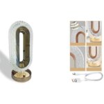 چراغ رومیزی مدل کریستال بیضی کد 404053 - Image 6