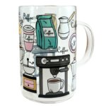 لیوان مدل پیرکس طرح دار کد 1 - Image 2