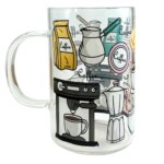 لیوان مدل پیرکس طرح دار کد 1