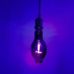 لامپ 250 وات بلک لایت لامپ نور مدل B12 کد 01 پایه E27 - Image 3