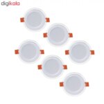 پنل ال ای دی 9 وات پارس شعاع توس مدل PT-GLARIS9 بسته 6 عددی - Image 3