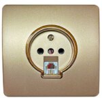 پریز تلفن صنایع آسیا الکتریک مدل BZH