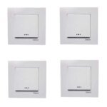 کلید تک پل دلند مدل آسا بسته 4 عددی