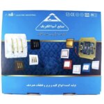 پریز دو منظوره آنتن صنایع آسیا الکتریک مدل کریستال