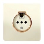 پریز تلفن آسیا مدل کریستال صدفی - Image 2