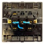 کلید کولر صنایع آسیا الکتریک مدل کریستال BLK-GLD