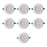 لامپ توکار 9 وات پارس شعاع توس مدل گلاریس دایرهای بسته 7 عددی - Image 2