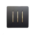 کلید سه پل صنایع آسیا الکتریک مدل کریستال - Image 2