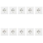 پریز برق ارت دار دلند مدل آسا بسته 10 عددی