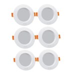 پنل ال ای دی 9 وات پارس شعاع توس مدل سولاریس دایره بسته 6 عددی