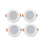 پنل ال ای دی 9 وات پارس شعاع توس مدل سولاریس دایره بسته 4 عددی