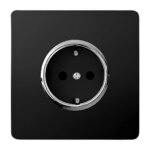 پریز برق ارت دار صنایع آسیا الکتریک مدل کریستال BS - Image 2