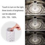 آباژور رومیزی مدل کریستالی - Image 2