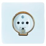 پریز تلفن صنایع آسیا الکتریک مدل SFD-GD - Image 2