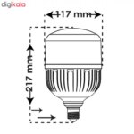 لامپ ال ای دی 40 وات پارس شعاع توس مدل CY40 پایه E27 - Image 6