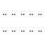 سوکت تلفن دوقلوی دلند مدل آسا بسته 10 عددی