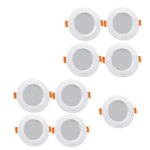 پنل ال ای دی 9 وات پارس شعاع توس مدل سولاریس دایره بسته 9 عددی