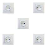 پریز برق دلند مدل آسا بسته 5 عددی