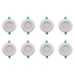 لامپ توکار 9 وات پارس شعاع توس مدل گلاریس دایرهای بسته 8 عددی - Image 2